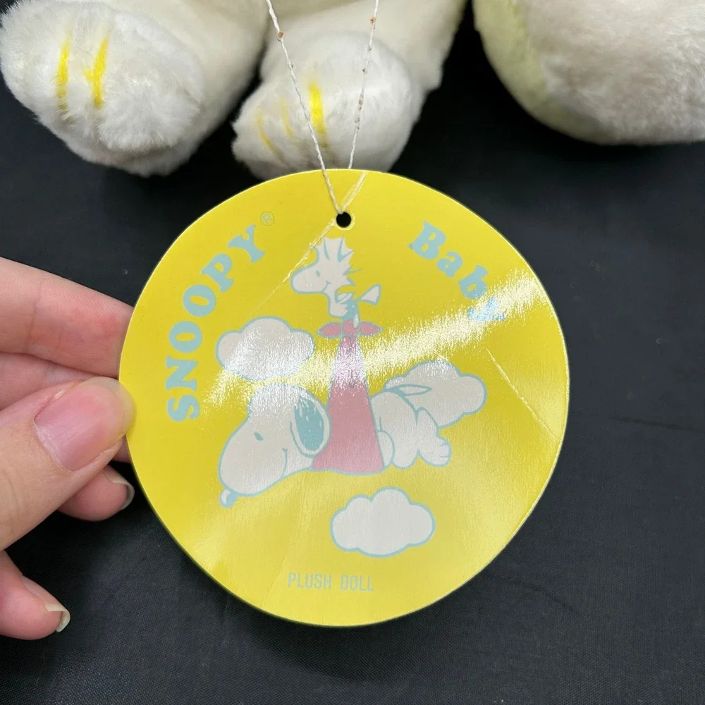 Vintage Snoopy Baby Plush Doll Determined Productions Ganz‎ Bros Yellow 1958/68